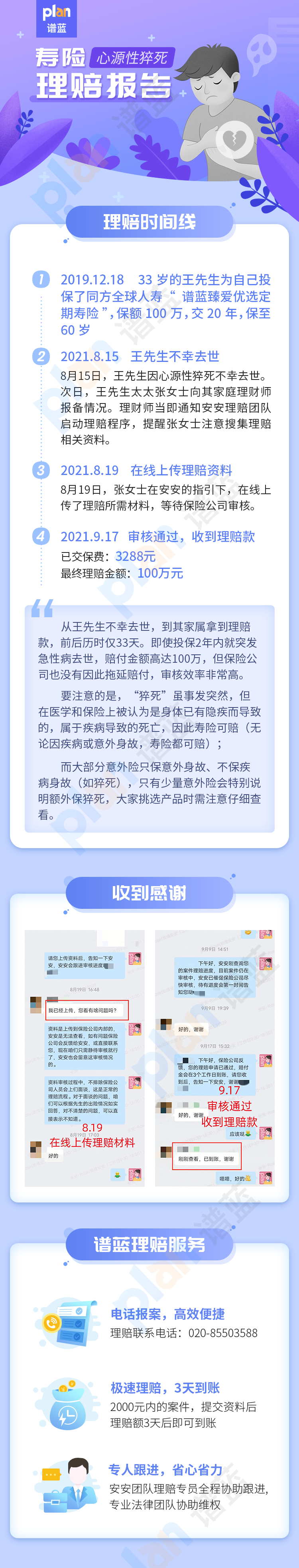 理赔案例Vol.62 | 不幸猝死,寿险顺利理赔!插图 理赔案例Vol.62 | 不幸猝死,寿险顺利理赔!插图