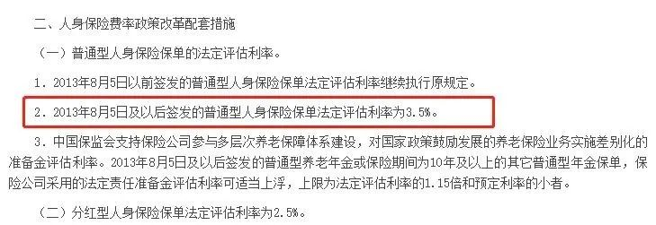 收益接近3.5%的增额终身寿险，以后会消失？插图12