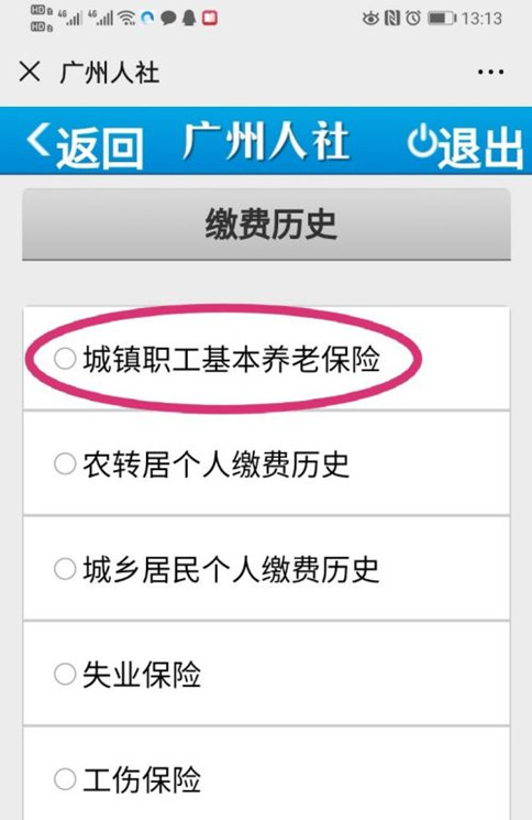 养老保险缴费明细查询插图6