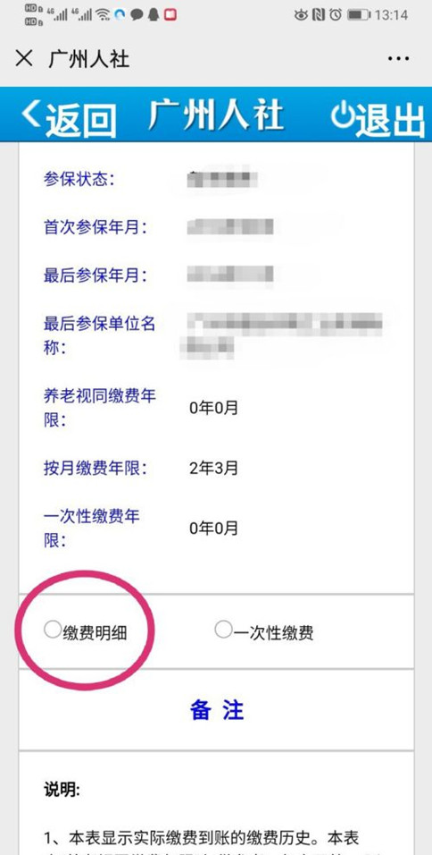 养老保险缴费明细查询插图14