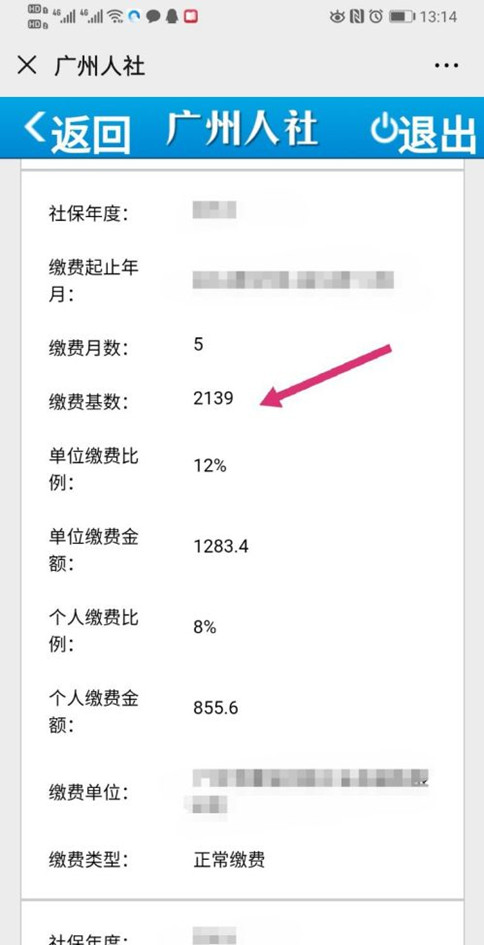 养老保险缴费明细查询插图8