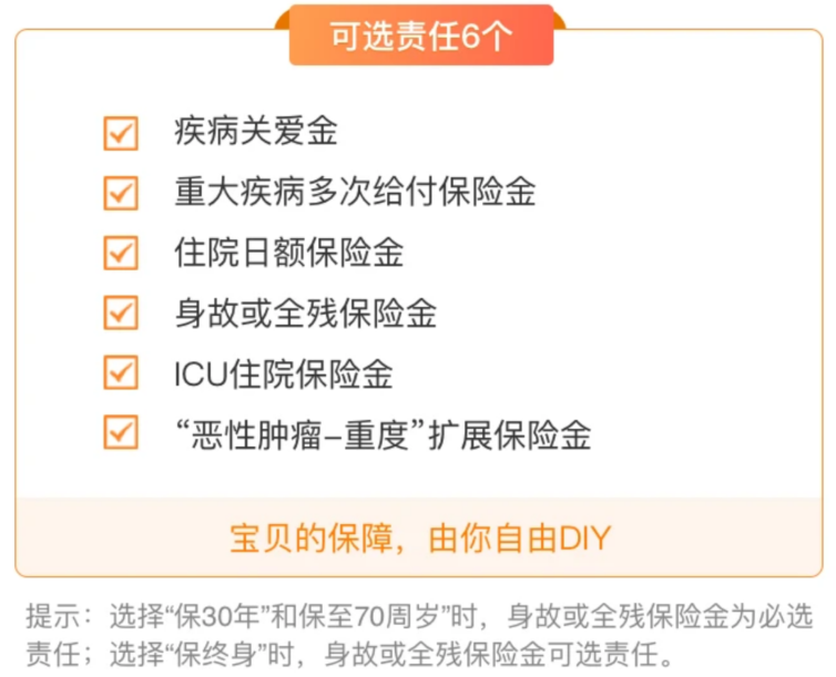 【小淘气1号】少儿重疾险又一匹黑马，保终身只要一千多插图4