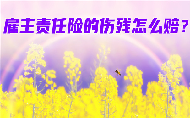 如何赔偿雇主责任险的残疾？插图
