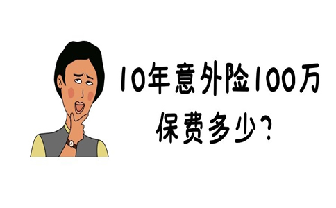 10年意外险，10年意外险100万保费是多少？插图