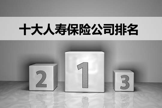 十大人寿保险公司排名！排名看什么？插图