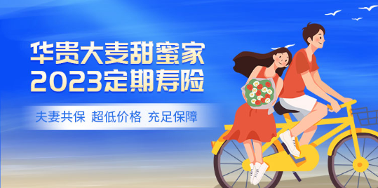 华贵大麦甜蜜家2023定期寿险：宽松健康告知，夫妻共同投保更划算！