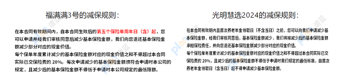 光明慧选2024 vs 福满满3号：保险产品攻略，一目了然！插图6