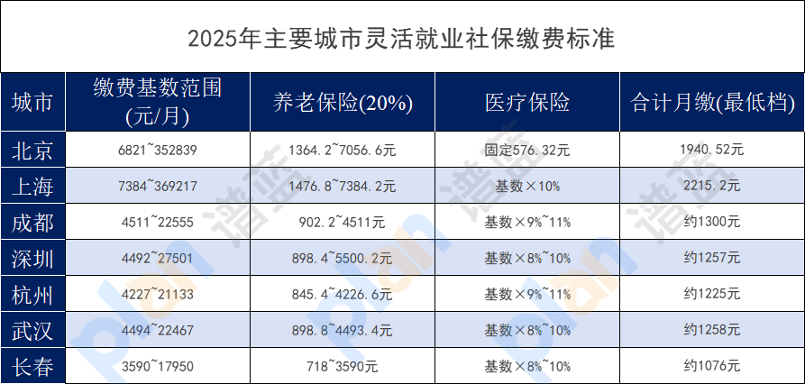 自由职业者不交社保？3套方案构建你的保障网插图2