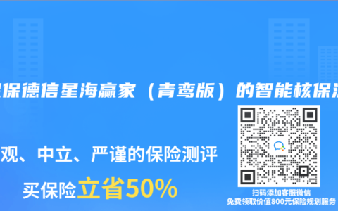 复星保德信星海赢家（青鸾版）的智能核保流程
