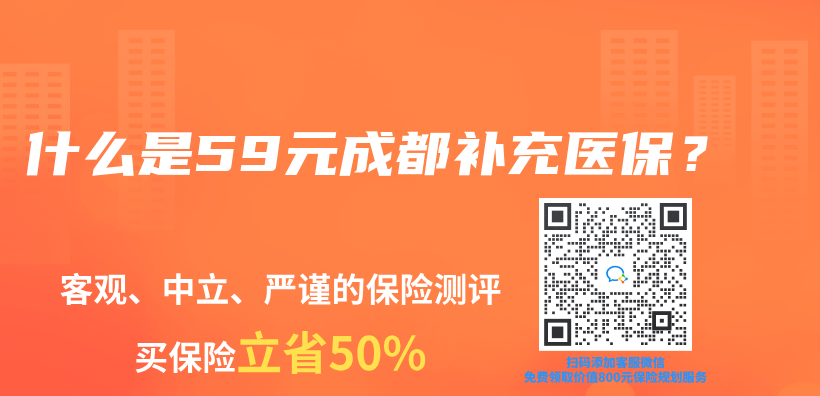 什么是59元成都补充医保？插图