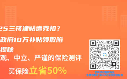 2025三孩津贴遭克扣？地方政府10万补贴领取陷阱大揭秘