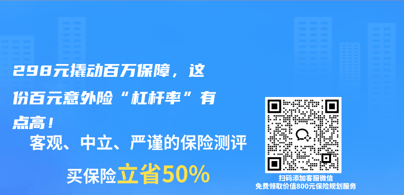 298元撬动百万保障,这份百元意外险“杠杆率”有点高!插图 298元撬动百万保障,这份百元意外险“杠杆率”有点高!插图