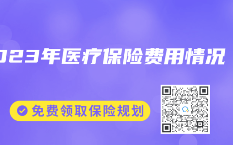 2023年医疗保险费用情况