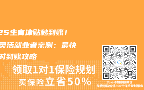 2025生育津贴秒到账！8省灵活就业者亲测：最快3小时到账攻略