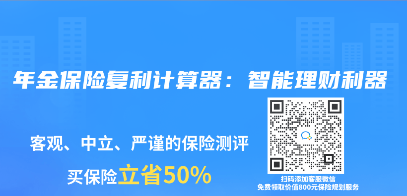 年金保险复利计算器：智能理财利器插图