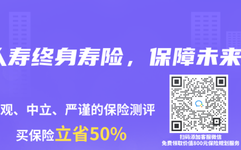 人寿终身寿险，保障未来