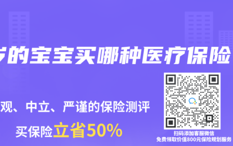1岁的宝宝买哪种医疗保险