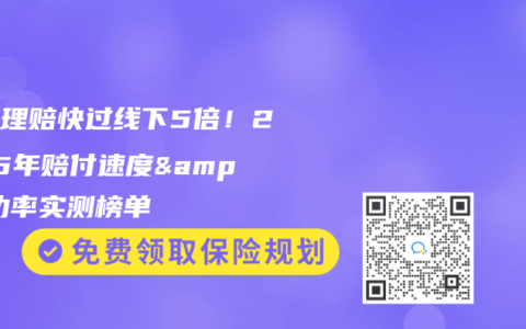在线理赔快过线下5倍！2025年赔付速度&成功率实测榜单