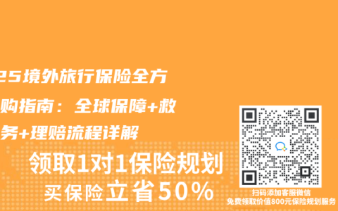2025境外旅行保险全方位选购指南：全球保障+救援服务+理赔流程详解