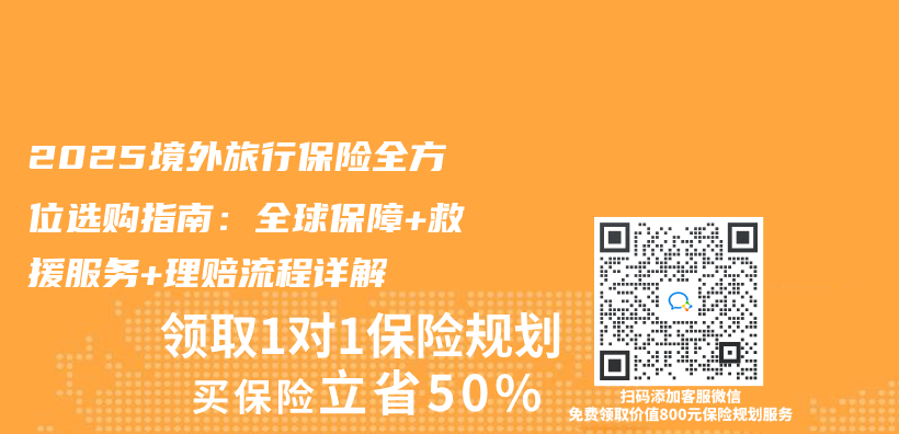 2025境外旅行保险全方位选购指南：全球保障+救援服务+理赔流程详解插图