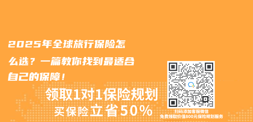 2025年全球旅行保险怎么选？一篇教你找到最适合自己的保障！插图