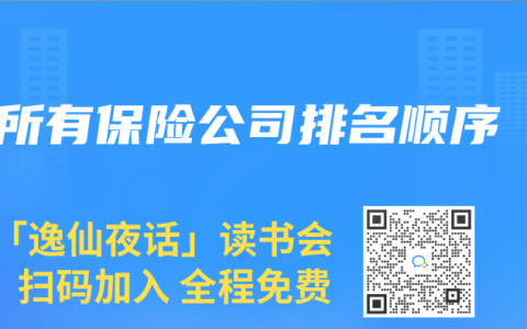 所有保险公司排名顺序