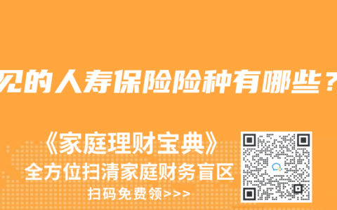 常见的人寿保险险种有哪些？