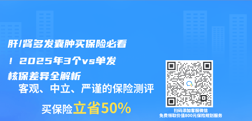 肝/肾多发囊肿买保险必看！2025年3个vs单发核保差异全解析插图