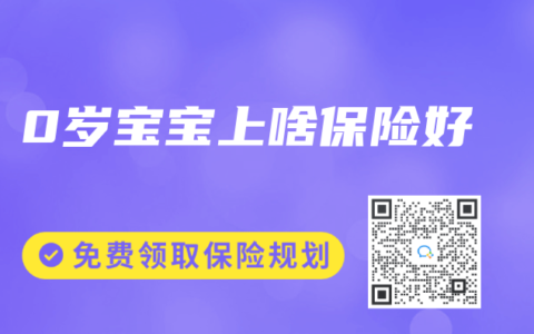 0岁宝宝上啥保险好
