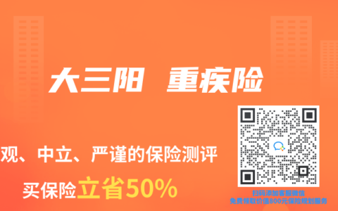 大三阳 重疾险