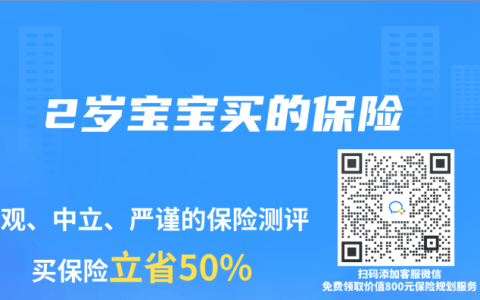2岁宝宝买的保险