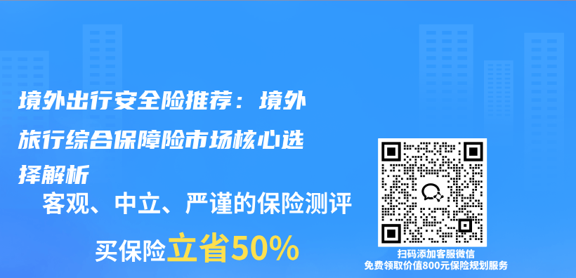 境外出行安全险推荐：境外旅行综合保障险市场核心选择解析插图