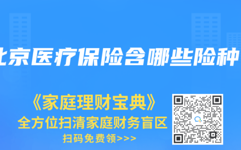 北京医疗保险含哪些险种