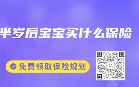 半岁后宝宝买什么保险