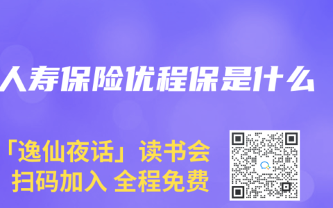 人寿保险优程保是什么