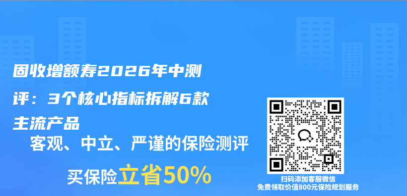固收增额寿2026年中测评:3个核心指标拆解6款主流产品插图 固收增额寿2026年中测评:3个核心指标拆解6款主流产品插图