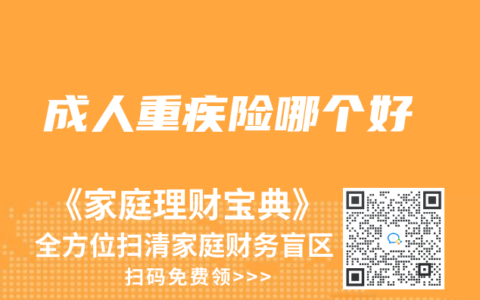 成人重疾险哪个好