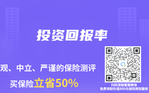 保险专业术语解读：投资回报率
