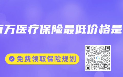 百万医疗保险最低价格是