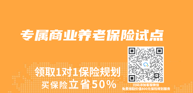 专属商业养老保险试点插图
