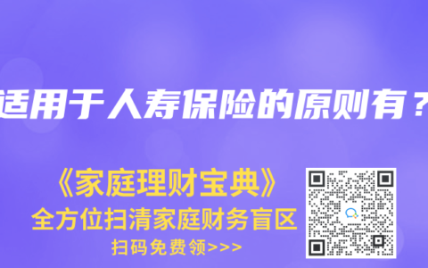 不适用于人寿保险的原则有？