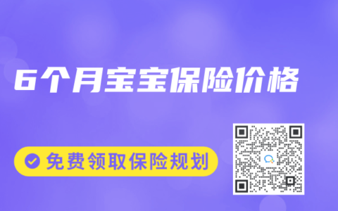 6个月宝宝保险价格