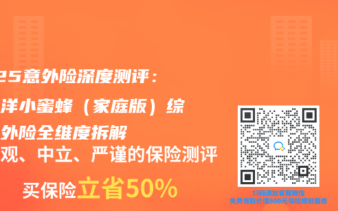 2025意外险深度测评：太平洋小蜜蜂（家庭版）综合意外险全维度拆解