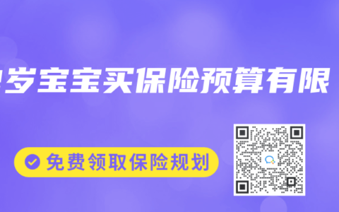 2岁宝宝买保险预算有限