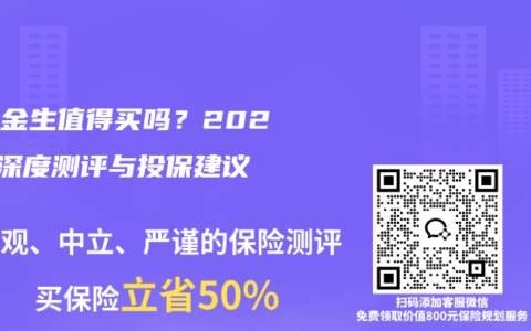 岁享金生值得买吗？2026年深度测评与投保建议
