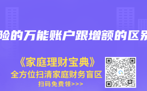 保险的万能账户跟增额的区别缩略图 保险的万能账户跟增额的区别