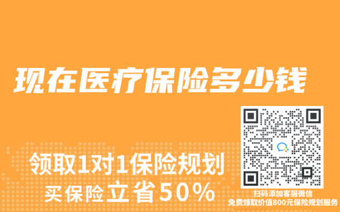 现在医疗保险多少钱