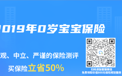 2019年0岁宝宝保险