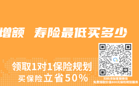 增额 寿险最低买多少