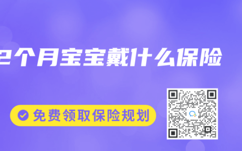 12个月宝宝戴什么保险
